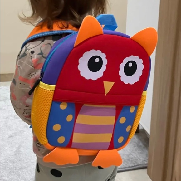 3D owl design backpack for kids 2-6 - Picture 4 of 4